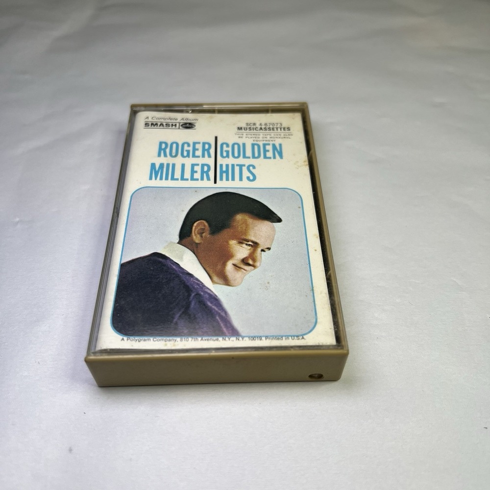Roger Miller Cassette   Golden‎ Hits 1987 PolyGram Records  VG Used Condition